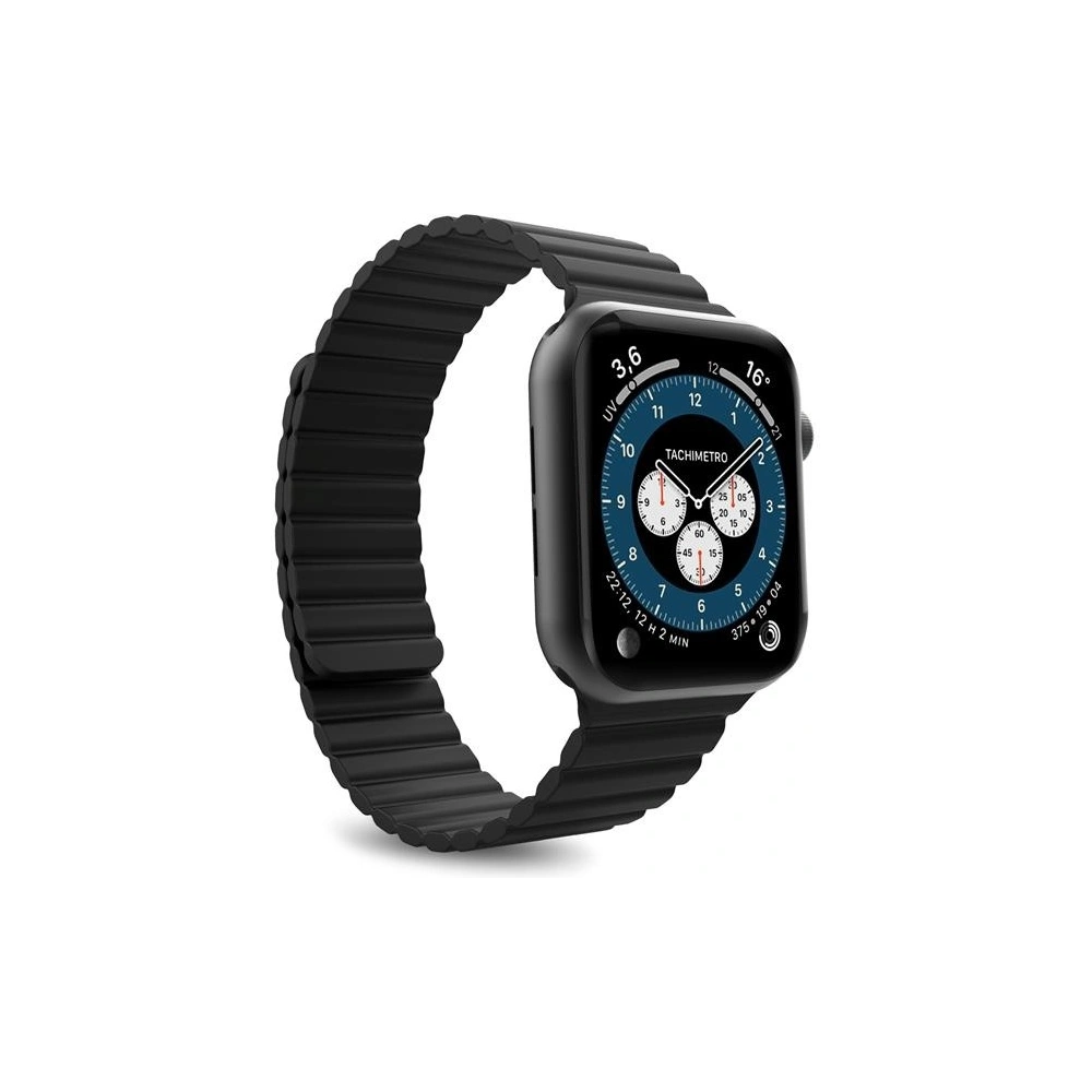 Magnetyczny pasek PURO ICON LINK do Apple Watch 38 / 40 mm (S/M) (czarny)