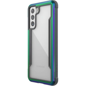 Etui aluminiowe X-Doria Raptic Shield - Samsung Galaxy S21 (Antimicrobial protection) (Iridescent)
