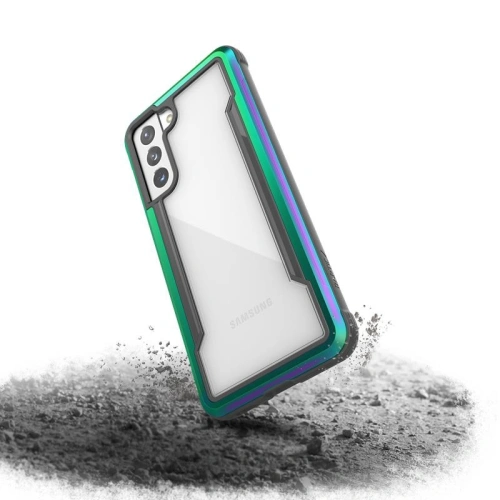Buy X-Doria Raptic Shield Aluminum Case Samsung Galaxy S21 (Antimicrobial protection) (Iridescent) - XDR106IRI - {ean13} - Home Screen Store Europe