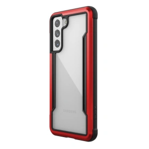 Etui aluminiowe X-Doria Raptic Shield -  Samsung Galaxy S21 (Antimicrobial protection) (Red)