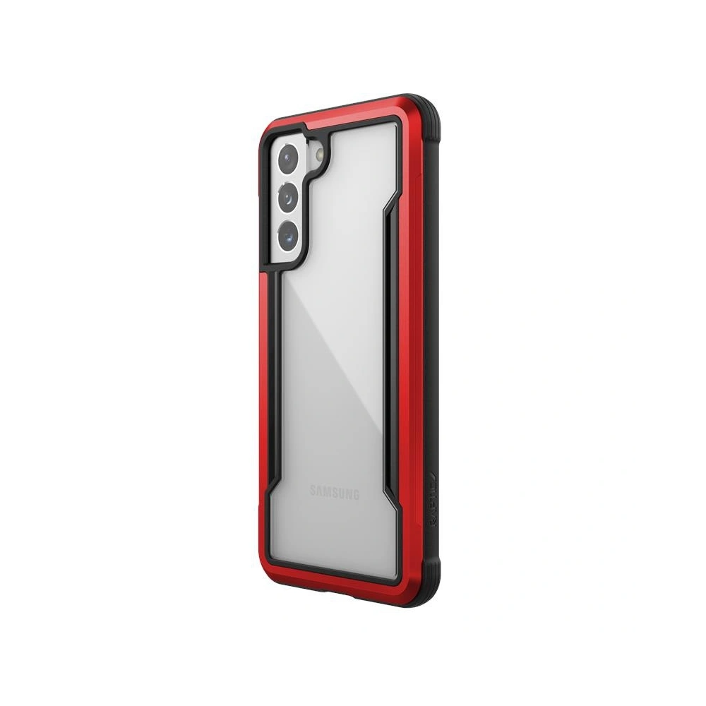 Etui aluminiowe X-Doria Raptic Shield -  Samsung Galaxy S21 (Antimicrobial protection) (Red)