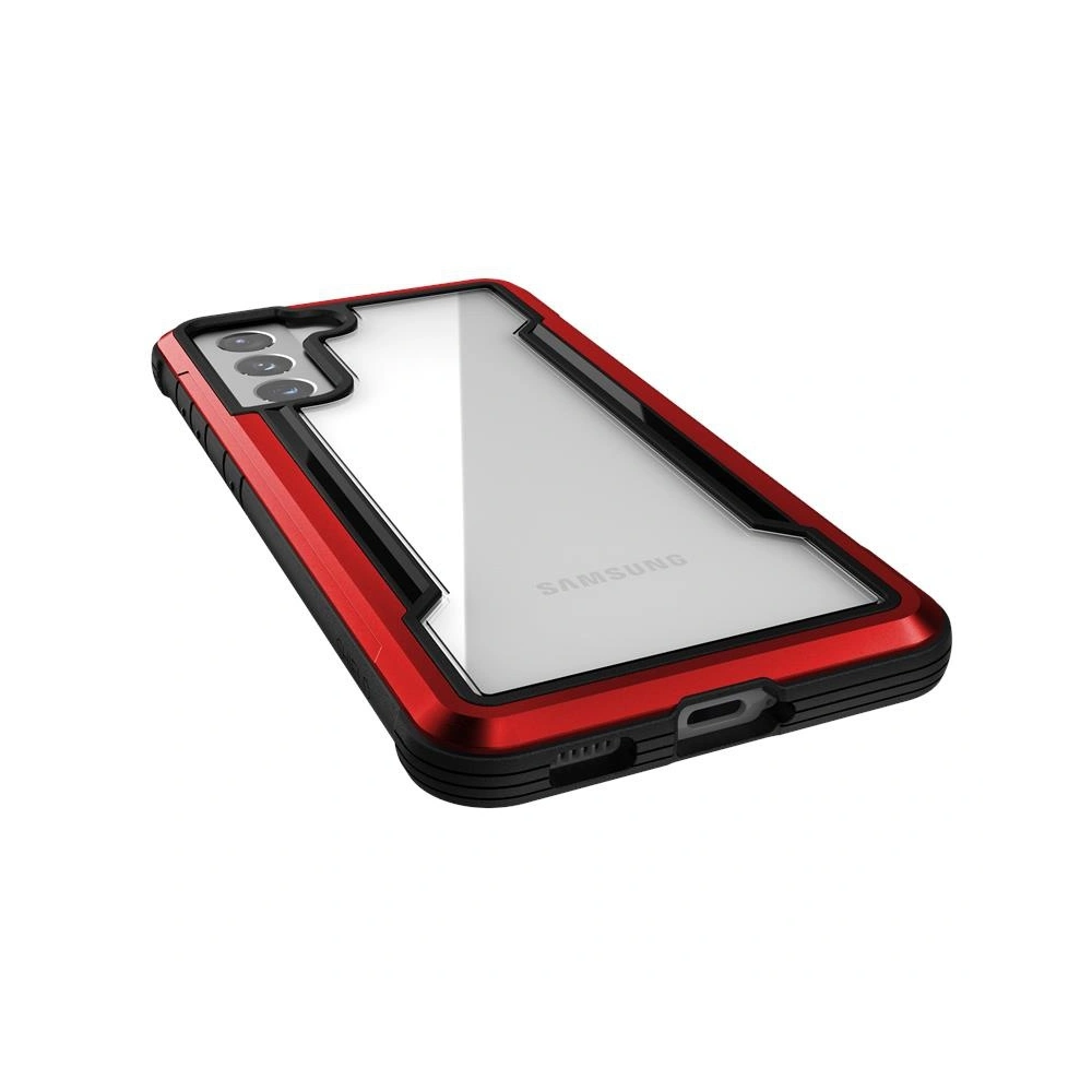 Etui aluminiowe X-Doria Raptic Shield -  Samsung Galaxy S21 (Antimicrobial protection) (Red)