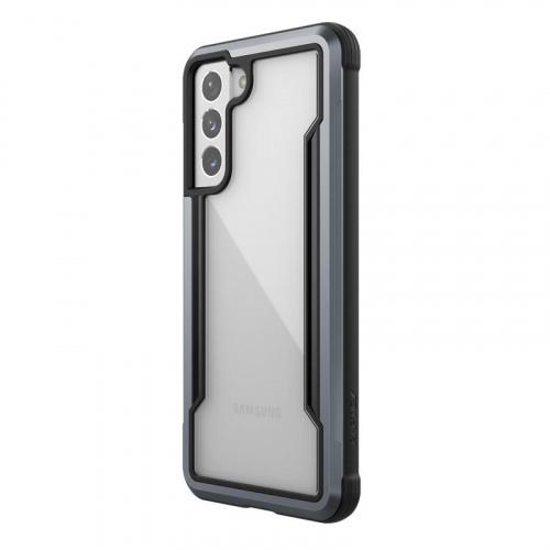 Etui aluminiowe X-Doria Raptic Shield - Etui aluminiowe Samsung Galaxy S21 (Antimicrobial protection) (Black)