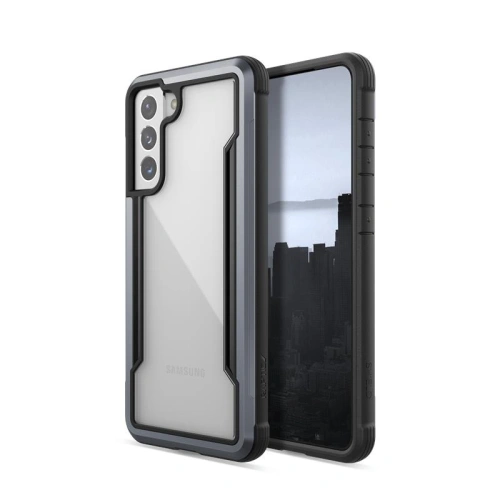Kup Etui din aluminiu X-Doria Raptic Shield Samsung Galaxy S21 (Protecție antimicrobiană) (Negru) - XDR108BLK - {ean13} - Sklep Home Screen