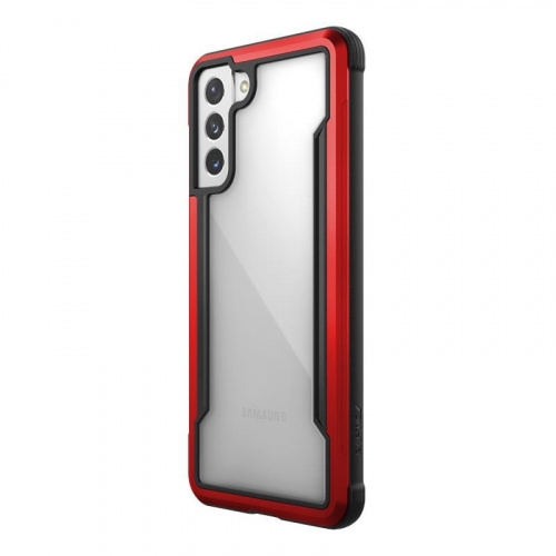 Etui aluminiowe X-Doria Raptic Shield - Etui aluminiowe Samsung Galaxy S21+ (Antimicrobial protection) (Red)