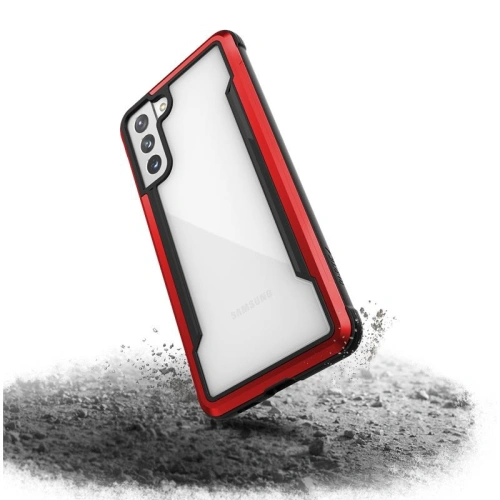 Kup Hliníkové pouzdro X-Doria Raptic Shield Samsung Galaxy S21+ Plus (Antimikrobiální ochrana) (Červená) - XDR110RED - {ean13} - Sklep Home Screen