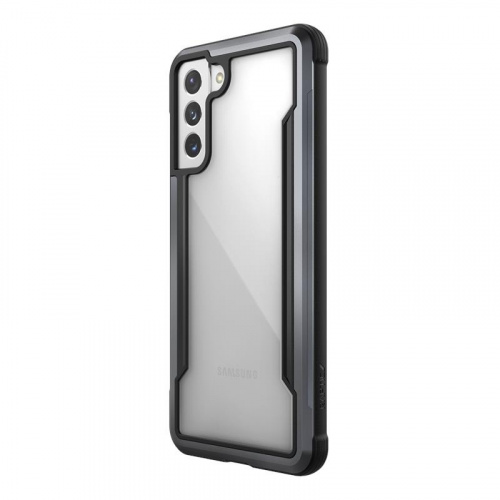 Etui aluminiowe X-Doria Raptic Shield - Etui aluminiowe Samsung Galaxy S21+ (Antimicrobial protection) (Black)
