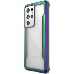 Etui aluminiowe X-Doria Raptic Shield - Etui aluminiowe Samsung Galaxy S21 Ultra (Antimicrobial protection) (Iridescent)