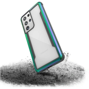 Etui aluminiowe X-Doria Raptic Shield - Etui aluminiowe Samsung Galaxy S21 Ultra (Antimicrobial protection) (Iridescent)