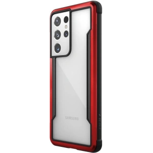 Etui aluminiowe X-Doria Raptic Shield - Etui aluminiowe Samsung Galaxy S21 Ultra (Antimicrobial protection) (Red)