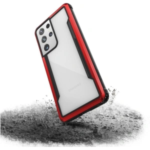 Etui aluminiowe X-Doria Raptic Shield - Etui aluminiowe Samsung Galaxy S21 Ultra (Antimicrobial protection) (Red)