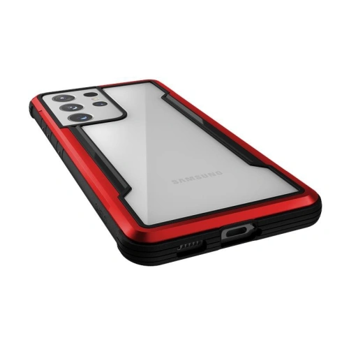 Kup Etui aluminiowe X-Doria Raptic Shield Samsung Galaxy S21 Ultra (Antimicrobial protection) (Red) - XDR113RED - {ean13} - Sklep Home Screen