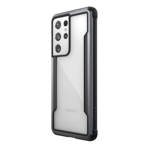 Kup Etui din aluminiu X-Doria Raptic Shield Samsung Galaxy S21 Ultra (Protecție antimicrobiană) (Negru) - XDR114BLK - {ean13} - Sklep Home Screen