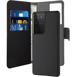 Kup Etui PURO Wallet Detachable 2w1 Samsung Galaxy S21 Ultra (černá) - PUR387BLK - {ean13} - Sklep Home Screen