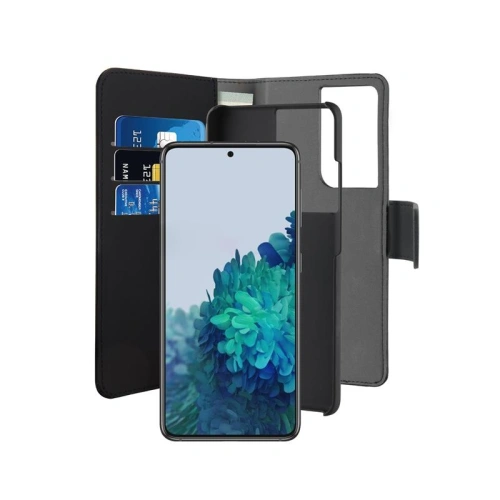 Kup Etui PURO Wallet Detachable 2w1 Samsung Galaxy S21 Ultra (fekete) - PUR387BLK - {ean13} - Sklep Home Screen