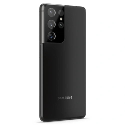 Kup Edzett üveg Spigen Optik Kamera Lencse Samsung Galaxy S21 Ultra Fekete - SPN1426BLK - {ean13} - Sklep Home Screen