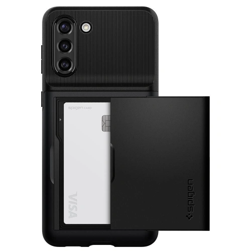 Kup Spigen Samsung Tasche Slim Armor CS Galaxy S21 Schwarz - SPN1428BLK - {ean13} - Sklep Home Screen