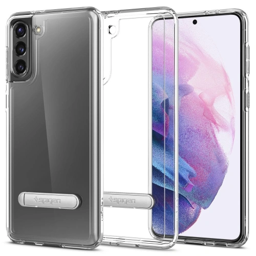 Kup Etui Spigen Ultra Hybrid S Samsung Galaxy S21+ Plus Crystal Clear - SPN1443CLR - {ean13} - Sklep Home Screen