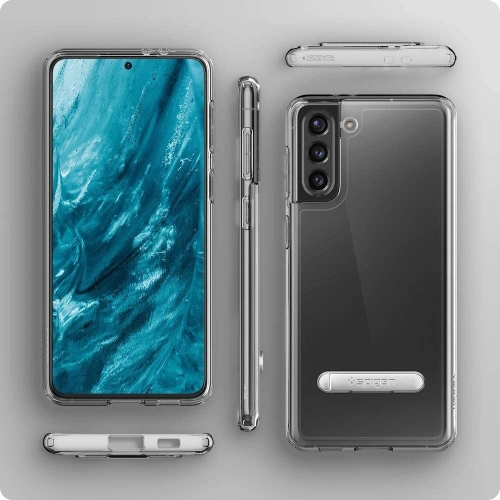 Kup Etui Spigen Ultra Hybrid S Samsung Galaxy S21+ Plus Crystal Clear - SPN1443CLR - {ean13} - Sklep Home Screen
