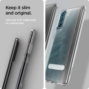 Kup Etui Spigen Ultra Hybrid S Samsung Galaxy S21+ Plus Crystal Clear - SPN1443CLR - {ean13} - Sklep Home Screen