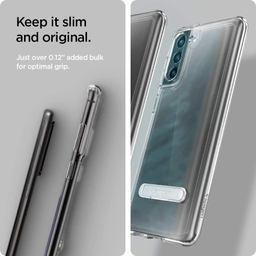 Kup Etui Spigen Ultra Hybrid S Samsung Galaxy S21+ Plus Crystal Clear - SPN1443CLR - {ean13} - Sklep Home Screen