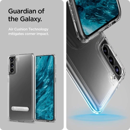 Kup Etui Spigen Ultra Hybrid S Samsung Galaxy S21+ Plus Crystal Clear - SPN1443CLR - {ean13} - Sklep Home Screen