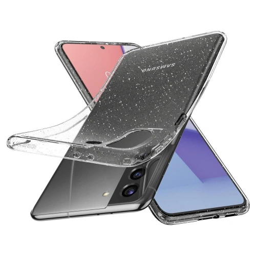 Kup Etui Spigen Liquid Crystal Samsung Galaxy S21+ Plus Glitter Crystal - SPN1447CLR - {ean13} - Sklep Home Screen