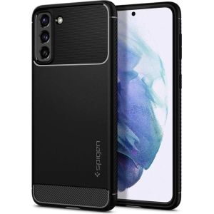 Kup Etui Spigen Rugged Armor Samsung Galaxy S21+ Plus Matte Negru - SPN1449BLK - {ean13} - Sklep Home Screen