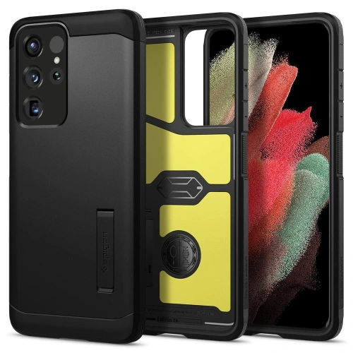 Kup Etui Spigen Tough Armor Samsung Galaxy S21 Ultra Černá - SPN1452BLK - {ean13} - Sklep Home Screen