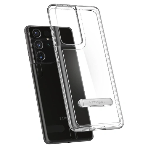 Kup Etui Spigen Ultra Hybrid S Samsung Galaxy S21 Ultra Crystal Clear - SPN1453BLK - {ean13} - Sklep Home Screen