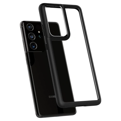 Kup Etui Spigen Ultra Hybrid Samsung Galaxy S21 Ultra Matt Fekete - SPN1454BLK - {ean13} - Sklep Home Screen