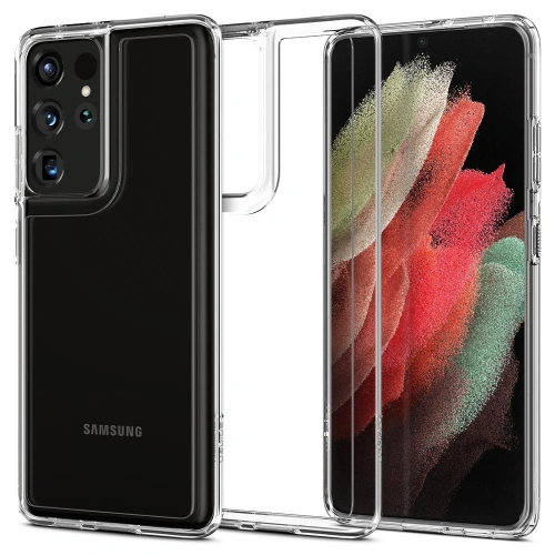 Kup Etui Spigen Ultra Hybrid Samsung Galaxy S21 Ultra Crystal Clear - SPN1455CLR - {ean13} - Sklep Home Screen