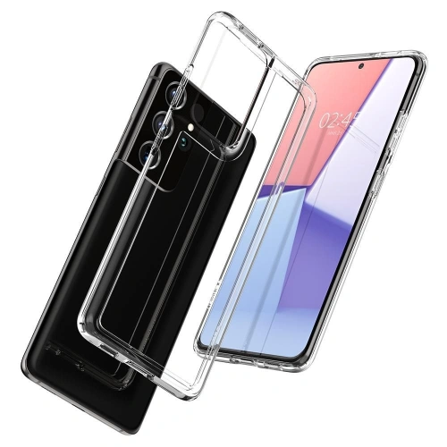 Kup Etui Spigen Ultra Hybrid Samsung Galaxy S21 Ultra Crystal Clear - SPN1455CLR - {ean13} - Sklep Home Screen