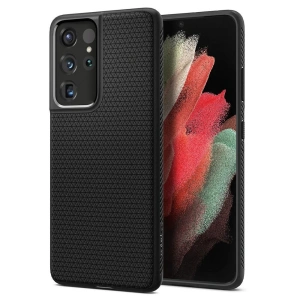 Kup Etui Spigen Liquid Air Samsung Galaxy S21 Ultra Matt Fekete - SPN1456BLK - {ean13} - Sklep Home Screen