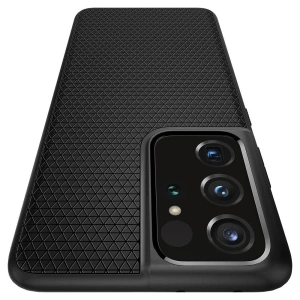 Kup Etui Spigen Liquid Air Samsung Galaxy S21 Ultra Matt Fekete - SPN1456BLK - {ean13} - Sklep Home Screen