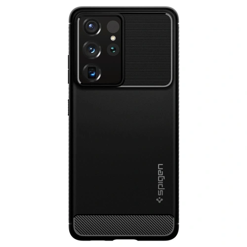 Kup Etui Spigen Rugged Armor Samsung Galaxy S21 Ultra Matte Black - SPN1459BLK - {ean13} - Sklep Home Screen
