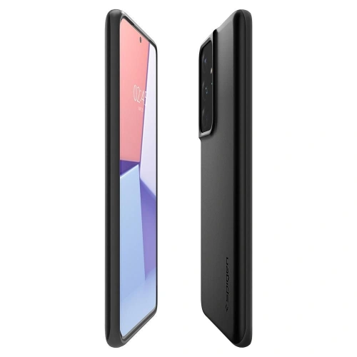 Kup Etui Spigen Thin Fit Samsung Galaxy S21 Ultra Fekete - SPN1460BLK - {ean13} - Sklep Home Screen