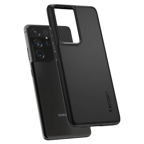 Kup Etui Spigen Thin Fit Samsung Galaxy S21 Ultra Black - SPN1460BLK - {ean13} - Sklep Home Screen