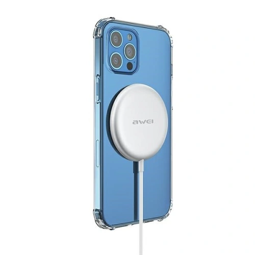 Kup AWEI W10 MagSafe 15W vezeték nélküli töltő fehér - AWEI060WHT - {ean13} - Sklep Home Screen
