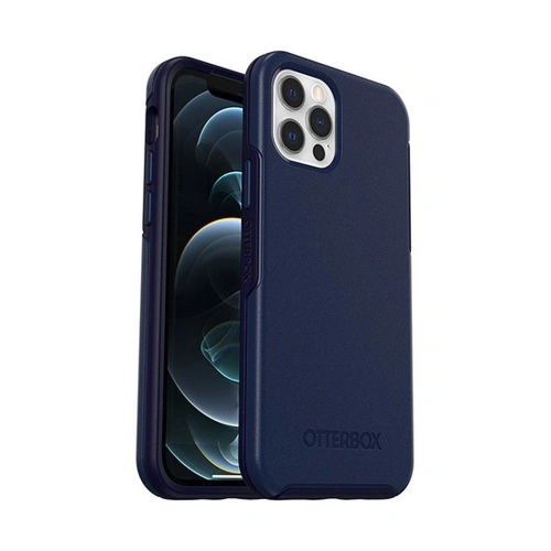 Kup Etui OtterBox Symmetry Plus iPhone 12/12 Pro compatibil cu MagSafe (Navy Captain Blue) - OTB129BLU - {ean13} - Sklep Home Screen