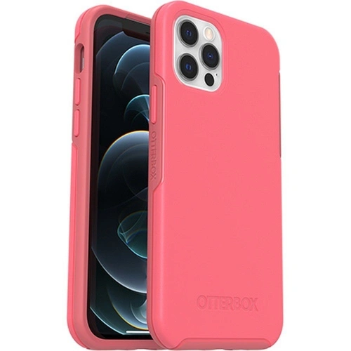 Kup Etui OtterBox Symmetry Plus iPhone 12/12 Pro compatibil cu MagSafe (Tea Petal Pink) - OTB128PNK - {ean13} - Sklep Home Screen