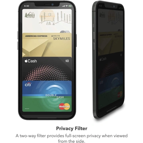 Kup ZAGG Apple Sichtschutzglas Invisible Shield Glass Elite Privacy+ iPhone 12/12 Pro - ZAG046 - {ean13} - Sklep Home Screen