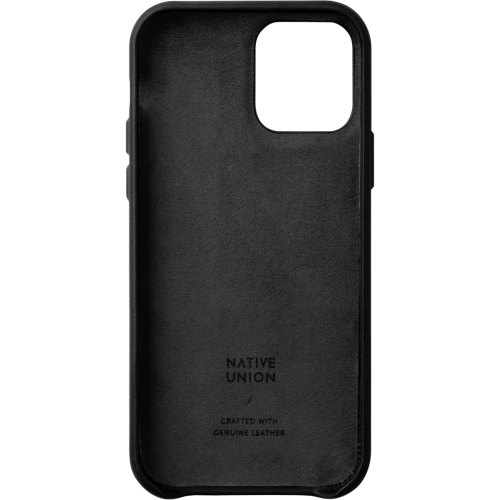 Kup Etui din piele Native Union pentru Apple iPhone 12/12 Pro (negru) - NTU065BLK - {ean13} - Sklep Home Screen