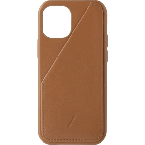 Buy Native Union Card - skórzana obudowa ochronna do iPhone 12 mini z kieszenią na kartę (tan) - NTU064TAN - {ean13} - Home Screen Store Europe