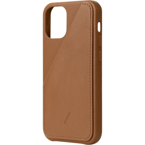 Kup Etui din Piele Native Union pentru Apple iPhone 12 mini cu buzunar pentru cartelă (tan) - NTU064TAN - {ean13} - Sklep Home Screen