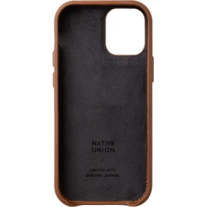 Buy Native Union Card - skórzana obudowa ochronna do iPhone 12 mini z kieszenią na kartę (tan) - NTU064TAN - {ean13} - Home Screen Store Europe