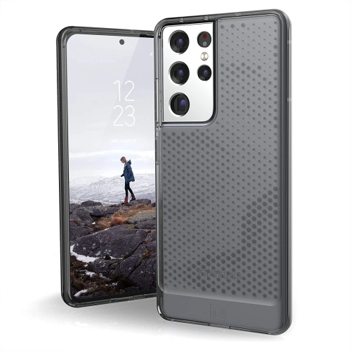 Kup Urban Armor Gear Samsung UAG Fall Lucent Galaxy S21 Ultra 5G (Asche) - UAG624ASH - {ean13} - Sklep Home Screen