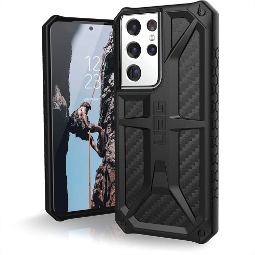 Kup Urban Armor Gear Samsung UAG Tasche Monarch Galaxy S21 Ultra 5G (Kohlefaser) - UAG613CARBO - {ean13} - Sklep Home Screen
