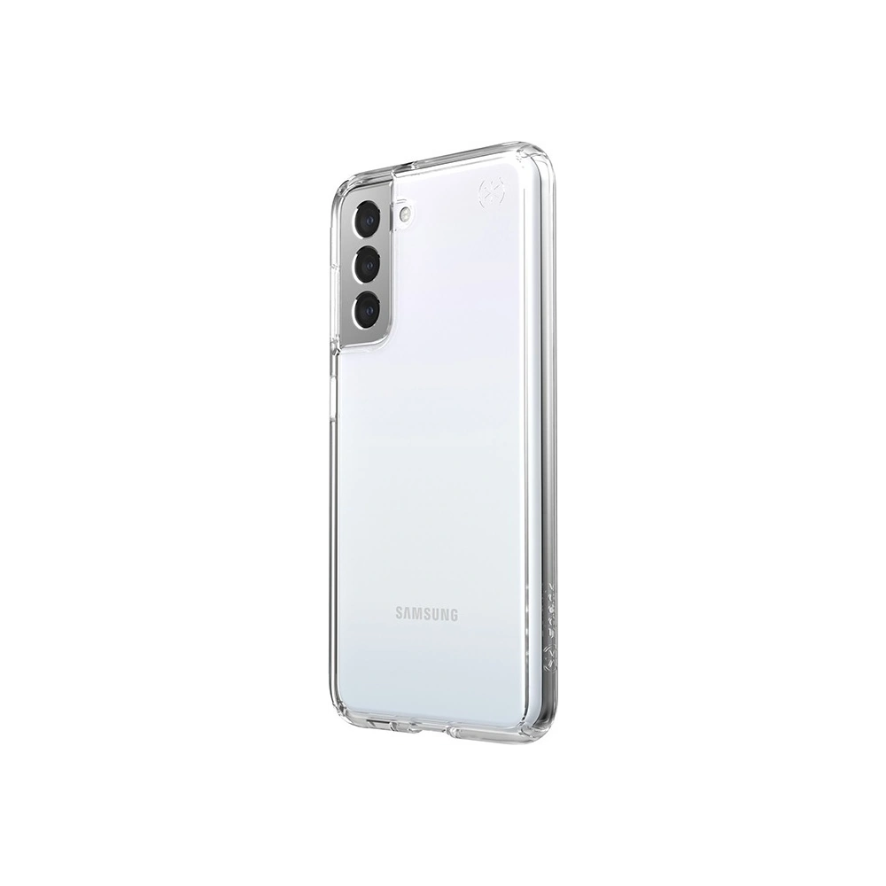 Etui Speck Presidio Perfect-Clear Samsung Galaxy S21 z powłoką MICROBAN (Clear/Clear)
