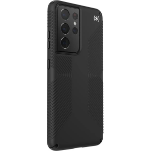 Etui Speck Presidio2 Grip Samsung Galaxy S21 Ultra z powłoką MICROBAN (Black/Black)